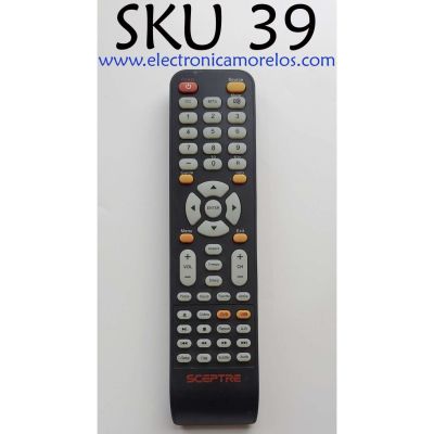 CONTROL PARA TV SCEPTRE (ORIGINAL) / NUMERO DE PARTE YC-53-3